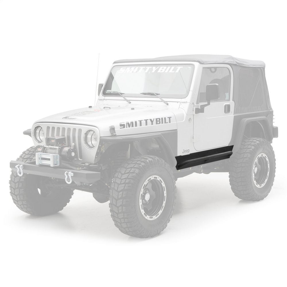 9706-Wrangler-Tj-2Dr-Xrc-Rock-Sliders-W-Step-Black-Textured