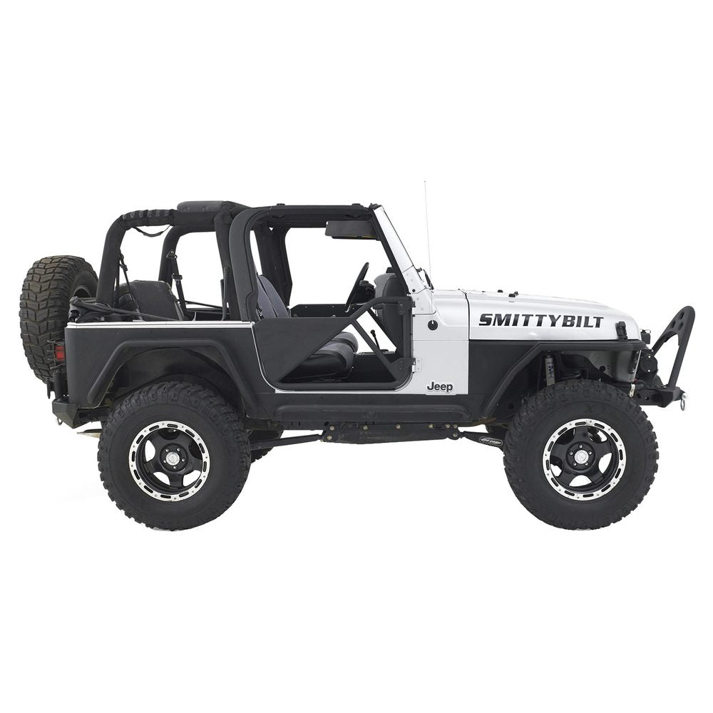 9706-Wrangler-TjLj-2-Door-Src-Tubular-Doors-Front-Black-Textured