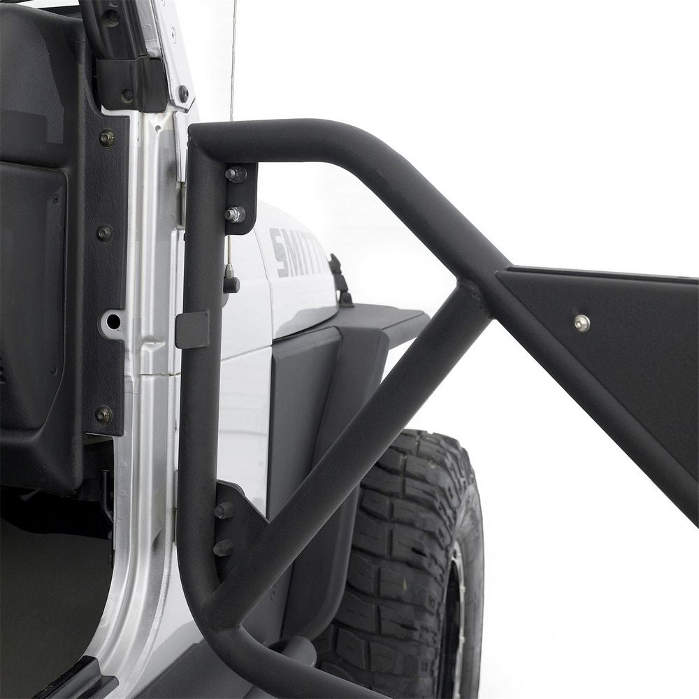 9706-Wrangler-TjLj-2-Door-Src-Tubular-Doors-Front-Black-Textured