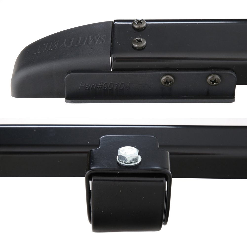 9706-Wrangler-TjLj-Quick-Detach-Windshield-Header;-Gloss-Black