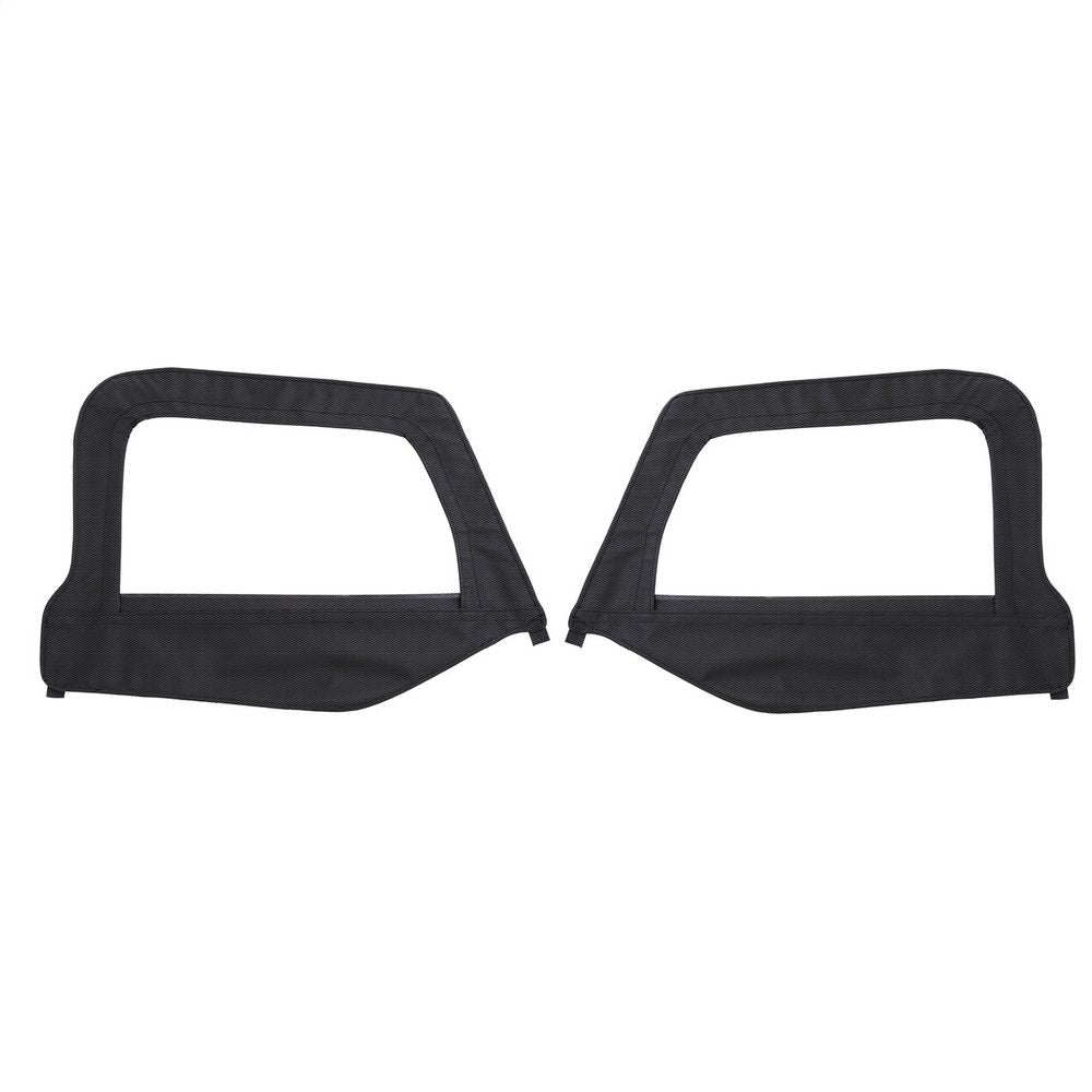 9706-Wrangler-TjLj-Replacement-Upper-Door-Skins-Only;-Black-Diamond