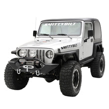 Load image into Gallery viewer, 9706-Wrangler-TjLj-Xrc-Rock-Crawler-Front-Bumper-WGrille-Guard--Dring-Mounts;-Black-Textured