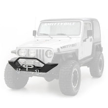 Load image into Gallery viewer, 9706-Wrangler-TjLj-Xrc-Rock-Crawler-Front-Bumper-WGrille-Guard--Dring-Mounts;-Black-Textured