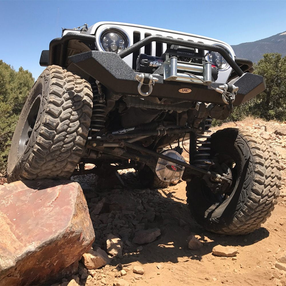 9706-Wrangler-TjLj-Xrc-Rock-Crawler-Front-Bumper-WGrille-Guard--Dring-Mounts;-Black-Textured