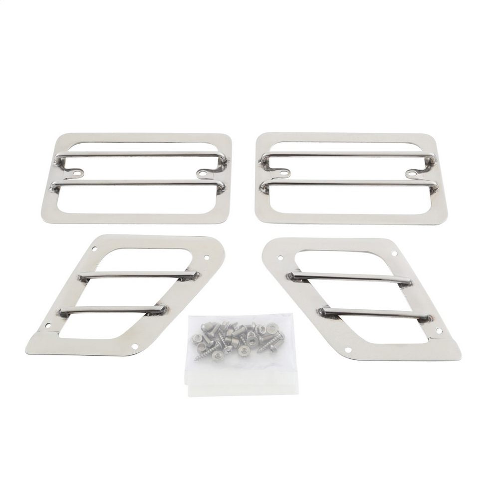 9706-Wrangler-(TjLj)-Euro-Turn-Signal-Guards-Stainless-Steel-4-Piece