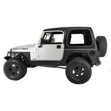 Load image into Gallery viewer, 9706-Wrangler-(TjLj)-Gas-Cover-Billet-Style-Gloss-Black