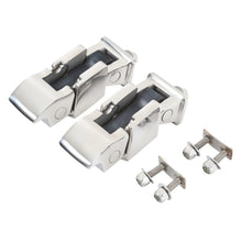 Load image into Gallery viewer, 9706-Wrangler-(TjLj)-Hood-Catch-Kits-Stainless-Steel