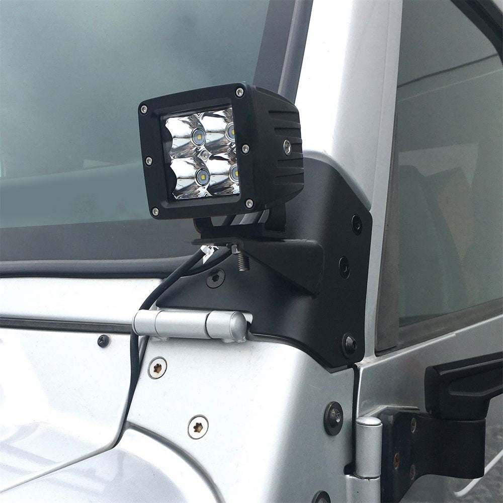 9706-Wrangler-(TjLj)-Windshield-Hinge-Light-Bracket-Black