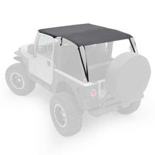 Load image into Gallery viewer, 9706-Wrangler-(Tj)-Extended-Top-Denim-Black