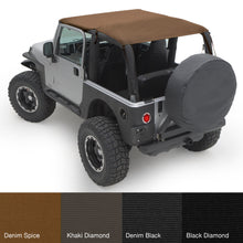 Load image into Gallery viewer, 9706-Wrangler-(Tj)-Extended-Top-Denim-Spice