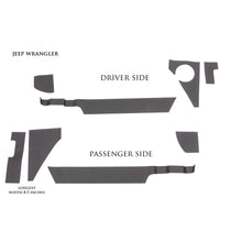 Load image into Gallery viewer, 9706-Wrangler-(Tj)-Rhino-Linings-Rocker-Guards-Black-Textured