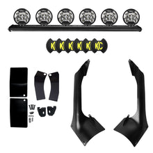 Load image into Gallery viewer, KC HiLiTES 97062 SLIMLITE LED Xross 50" Ovrhd 6-Lt - 18-24 Jeep Wrangler JL/Jeep Gladiator JT for Select Jeep Gladiator, Jeep Wrangler