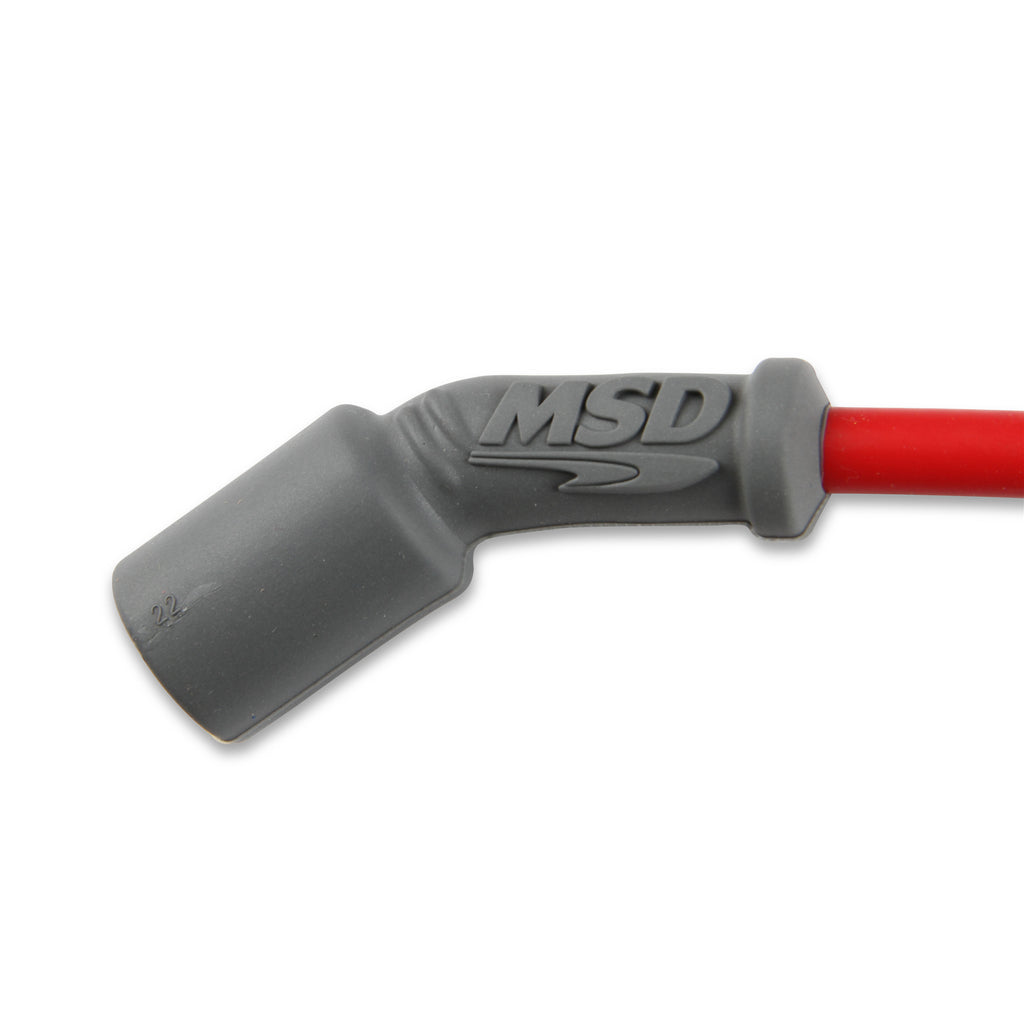 9708-CorvetteCamaro-Gm-Ls1-Super-Conductor-Spark-Plug-Wire-Set-Red-Jacke