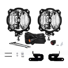 Load image into Gallery viewer, KC HiLiTES 97111 Pro6 LED 6" Pillar Spot 2-Lt Sys - 18-25 Jeep Wrangler JL/Jeep Gladiator JT for Select Jeep Gladiator, Jeep Wrangler