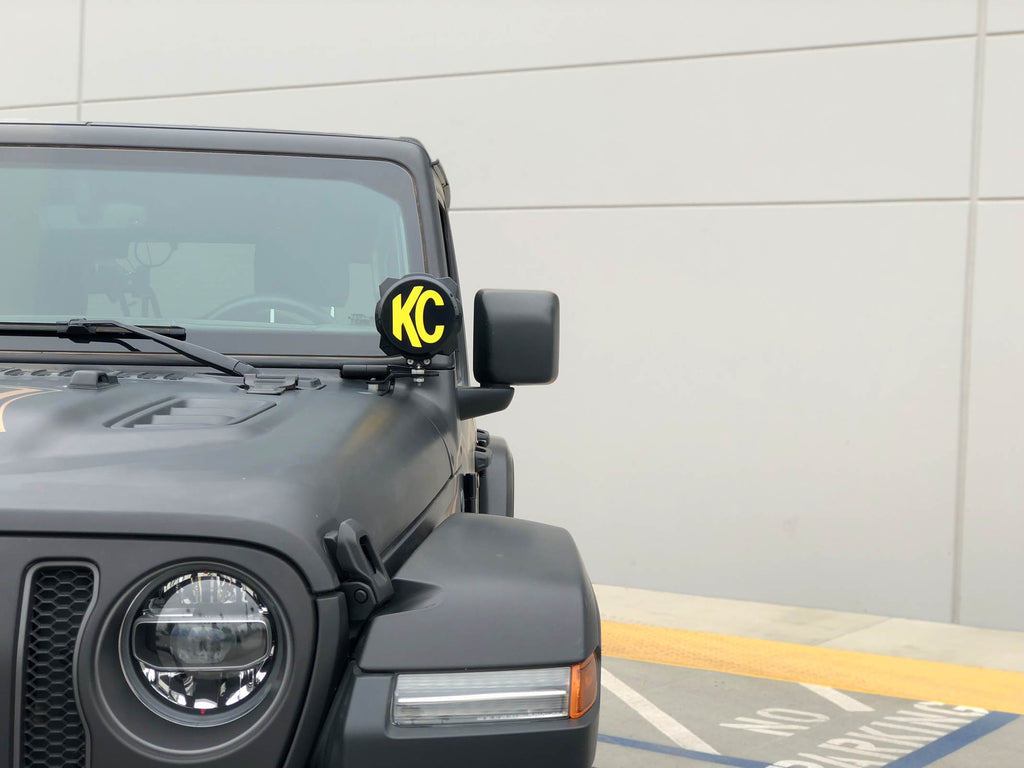 KC HiLiTES 97112 Pro6 LED 6" Pillar SAE ECE Drvng 2-Lt Sys - 18+ Jeep Wrangler JL/Gladiator JT for Select Jeep Gladiator, Jeep Wrangler