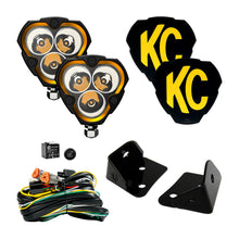 Load image into Gallery viewer, KC HiLiTES 97126 KC FLEX ERA 3 LED 3.5in Spot 2-Light System 2007-2018 Jeep Wrangler JK for Select Jeep Wrangler, Jeep Wrangler JK