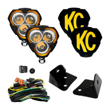 Load image into Gallery viewer, KC HiLiTES 97127 KC FLEX ERA 3 LED 3.5in Combo 2-Light System 2007-2018 Jeep Wrangler JK for Select Jeep Wrangler, Jeep Wrangler JK