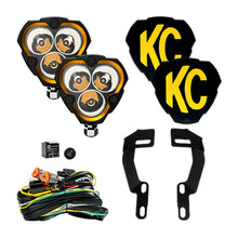 Load image into Gallery viewer, KC HiLiTES 97134 KC FLEX ERA 3 LED 3.5in Spot 2-Light System 2005-2015 Toyota Tacoma for Select Toyota Tacoma