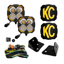 Load image into Gallery viewer, KC HiLiTES 97139 KC FLEX ERA 4 LED 5in Combo 2-Light System 2007-2018 Jeep Wrangler JK for Select Jeep Wrangler, Jeep Wrangler JK