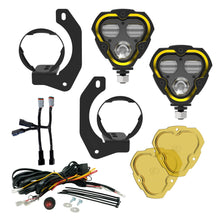 Load image into Gallery viewer, KC HiLiTES 97149 KC FLEX ERA 3 LED DM SAE FOG 2-LIGHT MSTR KIT 10-24 JEEP JK JL JT WINCH BUMPER for Select Jeep Gladiator, Jeep Wrangler, Jeep Wrangler JK