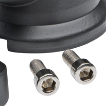 Load image into Gallery viewer, 9715-Chevy-Ls-(GeniiiIv)-V8-Aluminum-Water-Neck-30-Degree-Swivel-Design-Blac