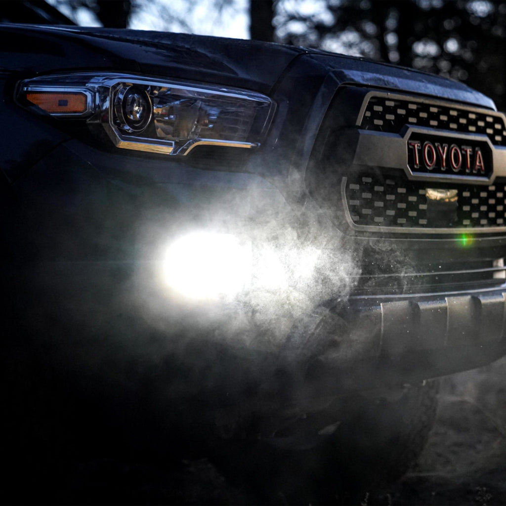 KC HiLiTES 97152 KC FLEX ERA 3 LED 3.5in Spot 2-Light Fog Pocket System Toyota for Select Toyota 4Runner, Toyota Tacoma, Toyota Tundra