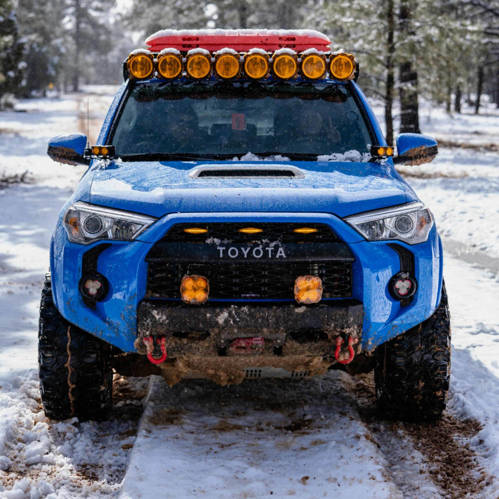 KC HiLiTES 97152 KC FLEX ERA 3 LED 3.5in Spot 2-Light Fog Pocket System Toyota for Select Toyota 4Runner, Toyota Tacoma, Toyota Tundra