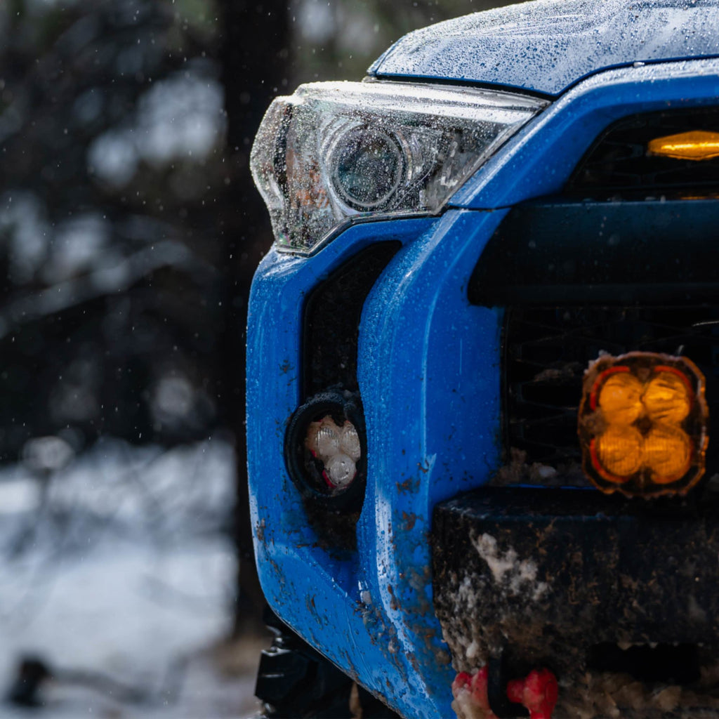 KC HiLiTES 97152 KC FLEX ERA 3 LED 3.5in Spot 2-Light Fog Pocket System Toyota for Select Toyota 4Runner, Toyota Tacoma, Toyota Tundra