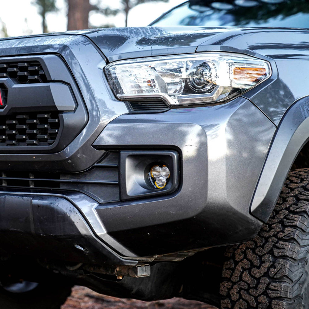 KC HiLiTES 97152 KC FLEX ERA 3 LED 3.5in Spot 2-Light Fog Pocket System Toyota for Select Toyota 4Runner, Toyota Tacoma, Toyota Tundra
