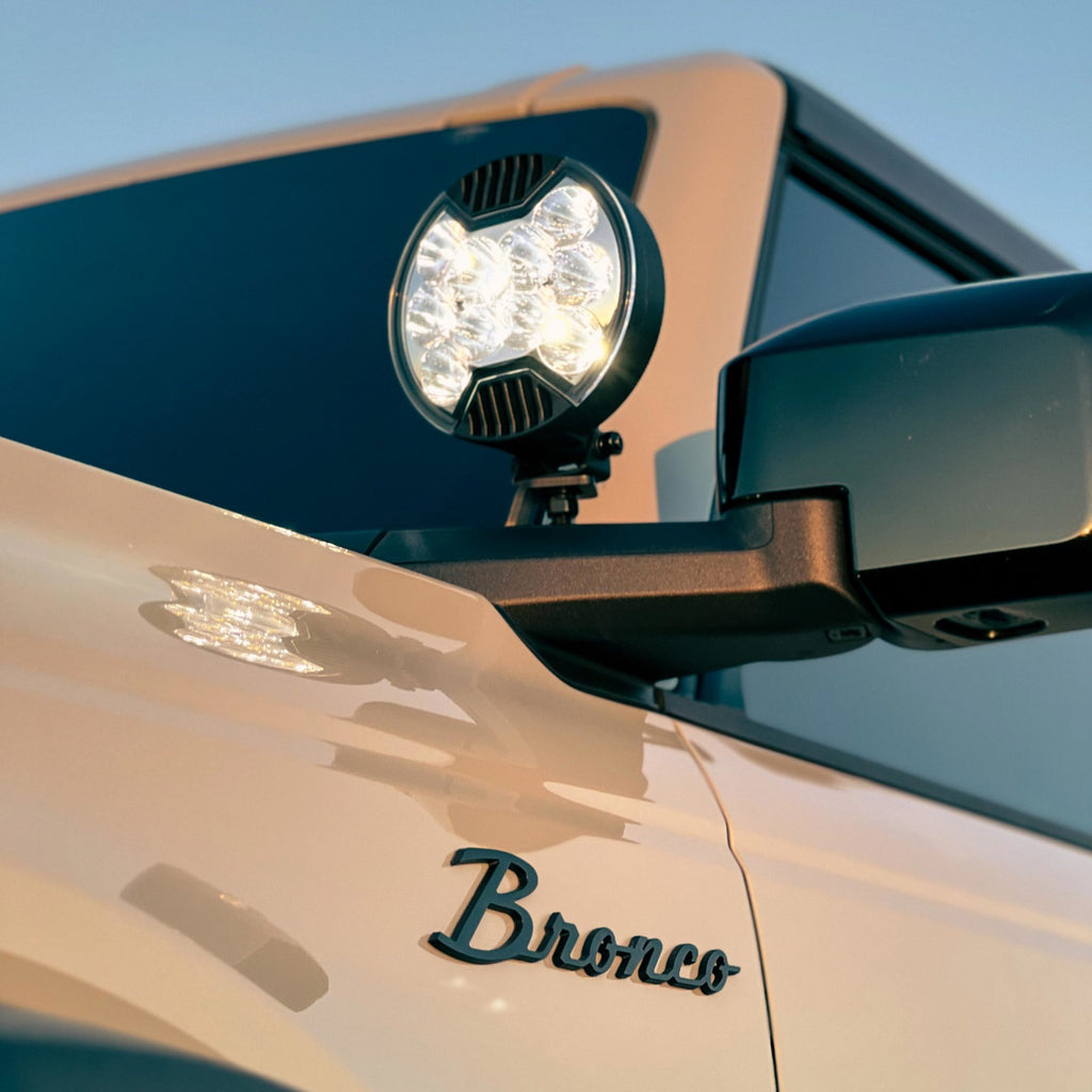 KC HiLiTES 97161 KC SLIMLITE LED Ditch Spot 2-Light System - 2021+ Ford Bronco for Select Ford Bronco