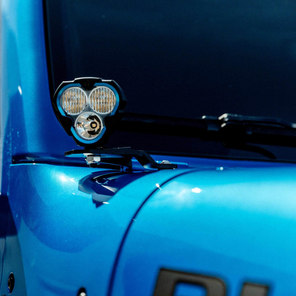 KC HiLiTES 97162 KC FLEX ERA 3 LED 3.5in Spot 2-Light Ditch System Jeep 392/Mojave for Select Jeep Gladiator, Jeep Wrangler