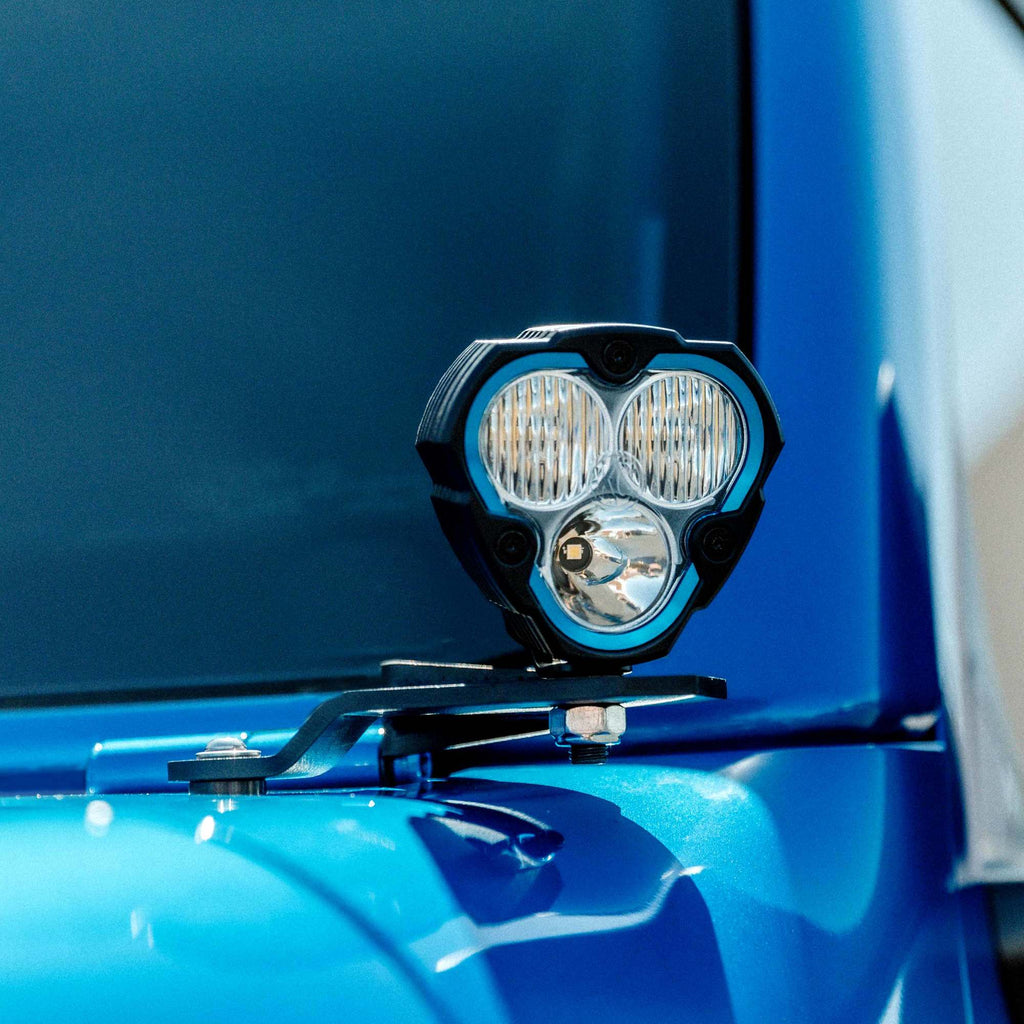 KC HiLiTES 97162 KC FLEX ERA 3 LED 3.5in Spot 2-Light Ditch System Jeep 392/Mojave for Select Jeep Gladiator, Jeep Wrangler