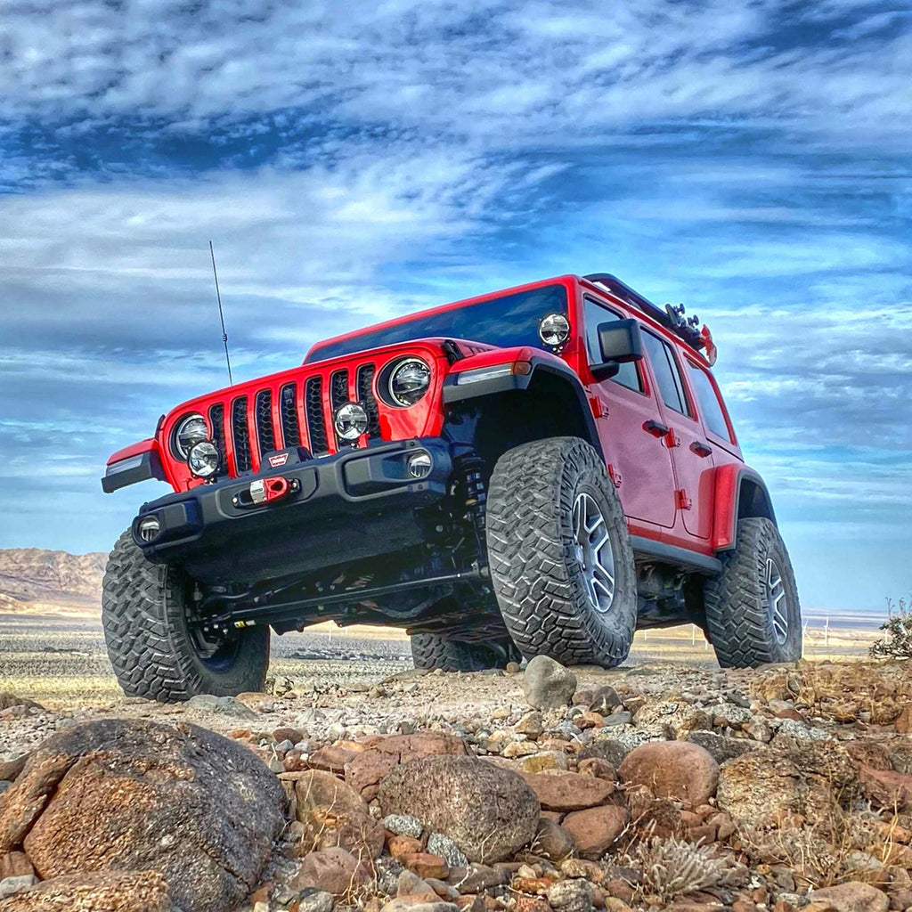 KC HiLiTES 97166 KC FLEX ERA 4 LED 5in Combo 2-Light System Jeep 392 Mojave for Select Jeep Gladiator, Jeep Wrangler