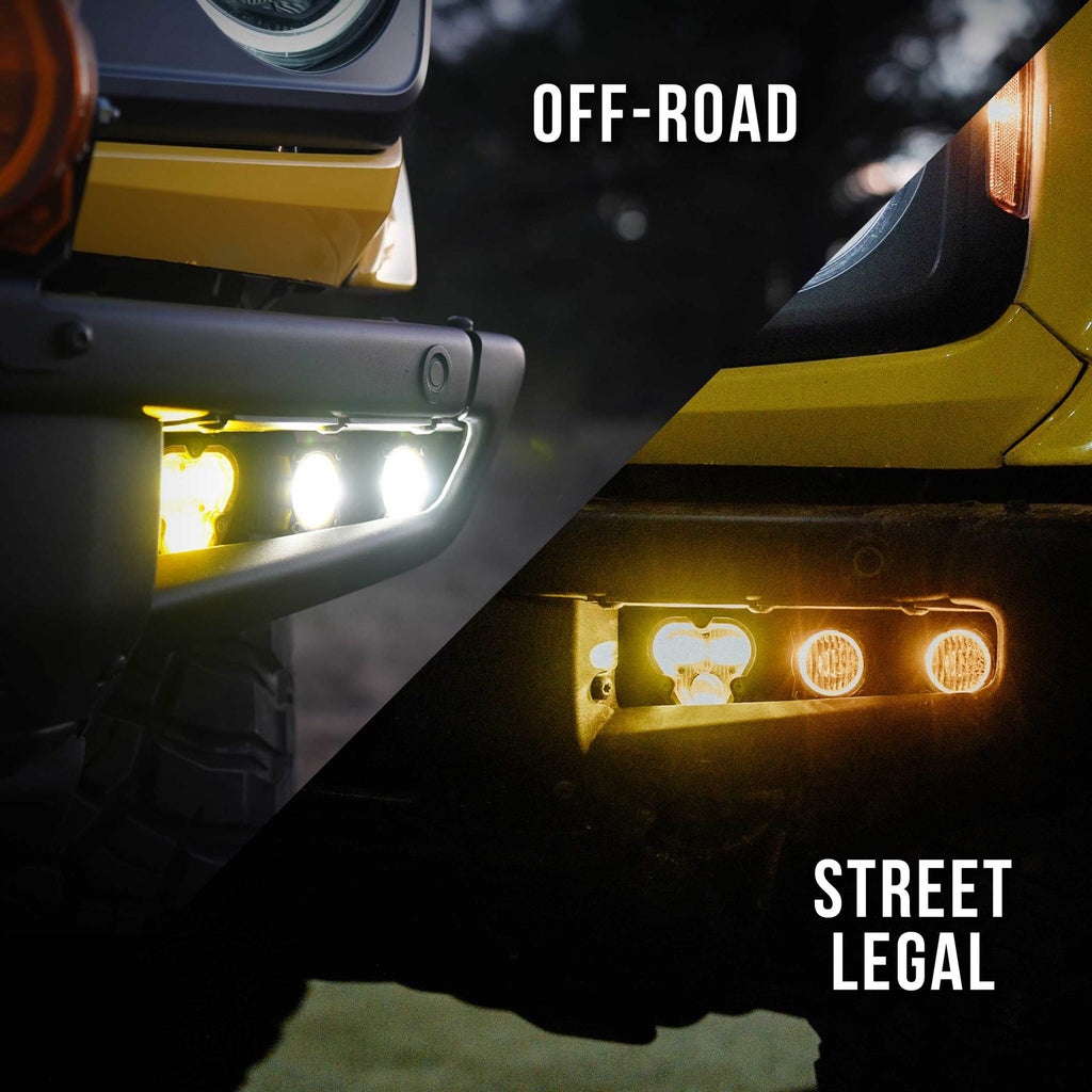 KC HiLiTES 97168 FLEX ERA - LED Fog Pocket System 2021+ Ford Bronco for Select Ford Bronco