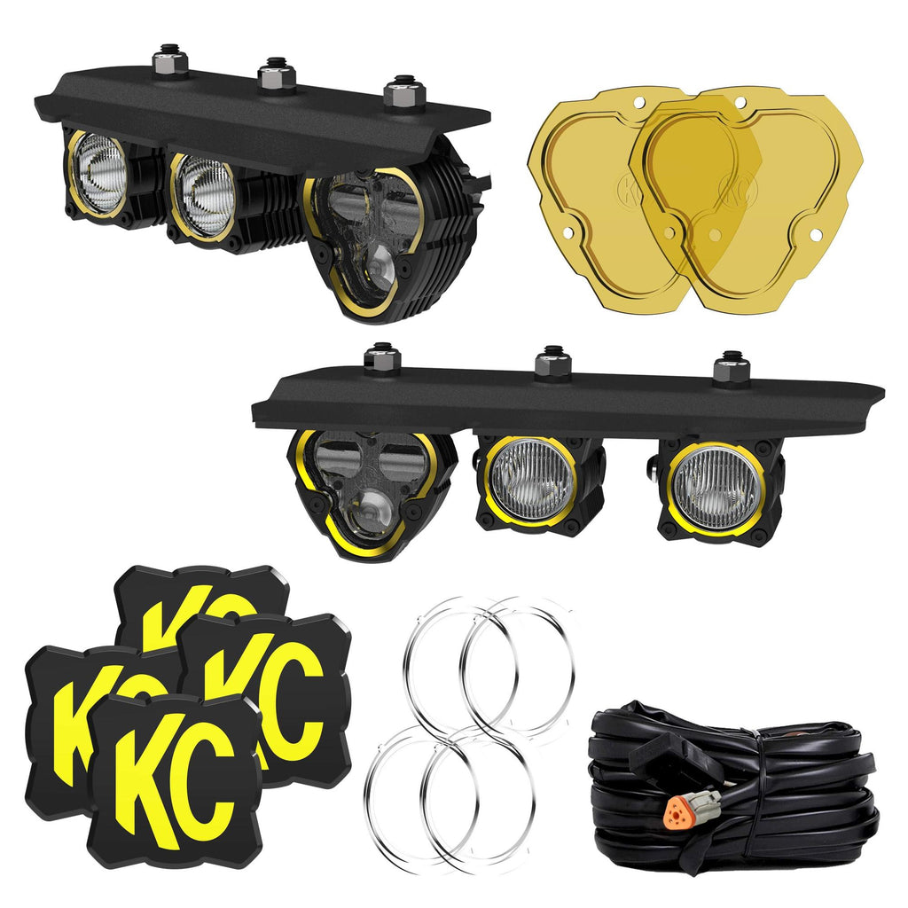 KC HiLiTES 97168 FLEX ERA - LED Fog Pocket System 2021+ Ford Bronco for Select Ford Bronco