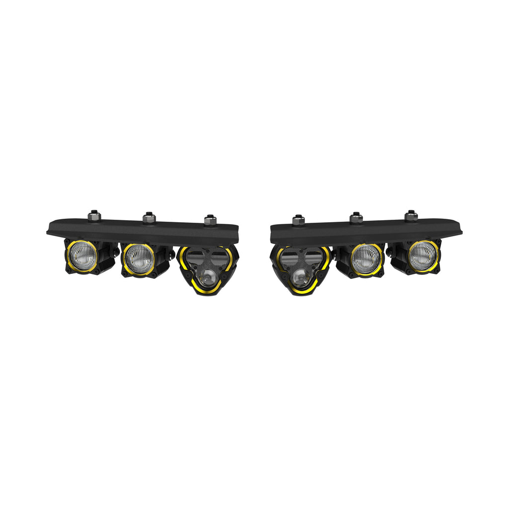 KC HiLiTES 97168 FLEX ERA - LED Fog Pocket System 2021+ Ford Bronco for Select Ford Bronco