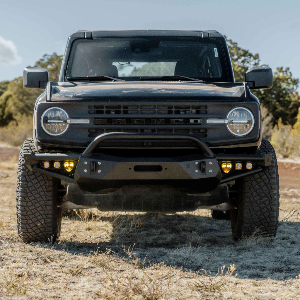 KC HiLiTES 97169 Hybrid Front Bumper LED Light Kit - SAE System for Select Ford Bronco