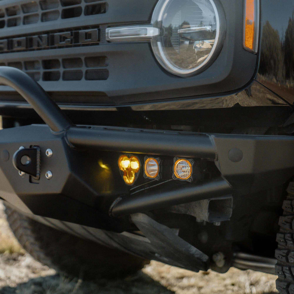 KC HiLiTES 97169 Hybrid Front Bumper LED Light Kit - SAE System for Select Ford Bronco