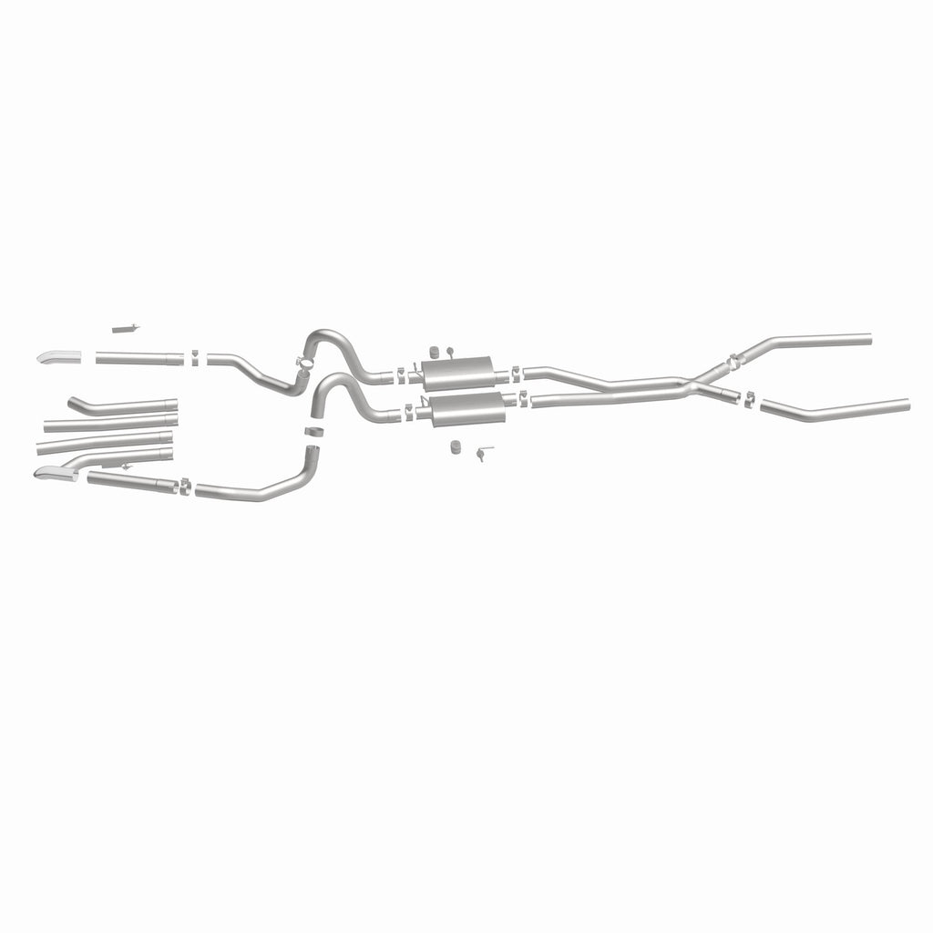 MagnaFlow Exhaust Products 15893 Street Series Polished System for Select Buick Skylark, Buick Special, Chevrolet Chevelle, Chevrolet El Camino, Oldsmobile 442, Oldsmobile Cutlass, Pontiac GTO