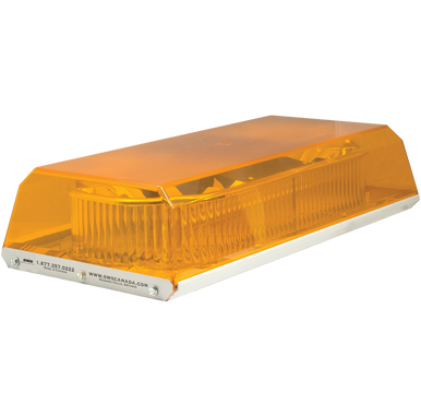 SWS Warning Lights Inc. 16311 Amber 16” Low Profile Fleet Plus Led Minibar