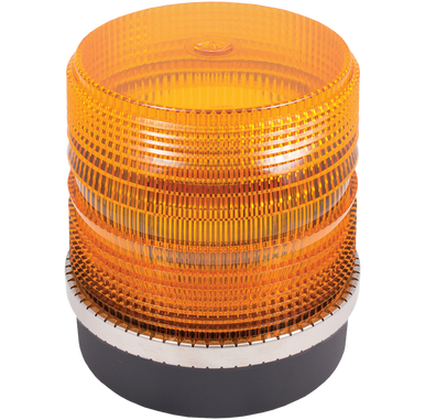 SWS Warning Lights Inc. 200S-12V-A Amber Medium Profile Fleet Led Beacon