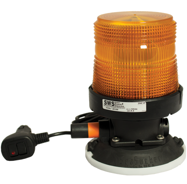 SWS Warning Lights Inc. 201ZS-12V-A Amber Low Profile Fleet Led Beacon