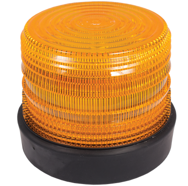 SWS Warning Lights Inc. 204R-12V-A Amber Low Profile Fleet Led Beacon