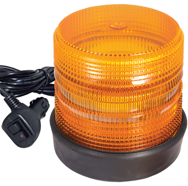 SWS Warning Lights Inc. 208RM-12V-A Amber Medium Profile Fleet Led Beacon