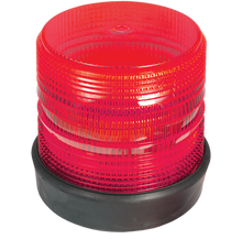 Load image into Gallery viewer, SWS Warning Lights Inc. 208R-12V-R Red Medium Profile Fleet Led Beacon