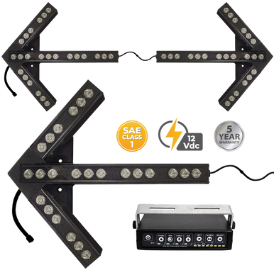 SWS Warning Lights Inc. 58056 Orion 15″ Fleet Split Arrow