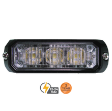 Load image into Gallery viewer, SWS Warning Lights Inc. 80071 Low Profile Amber Perimeter Lighting Surface Mount
