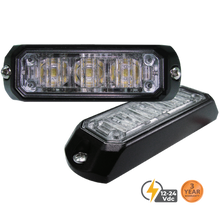 Load image into Gallery viewer, SWS Warning Lights Inc. 80072 Low Profile Blue Perimeter Lighting Surface Mount