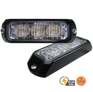 SWS Warning Lights Inc. 80074 Low Profile Red Perimeter Lighting Surface Mount