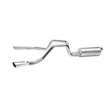 Gibson 5541 Cat-Back Dual Split Exhaust System; Aluminized